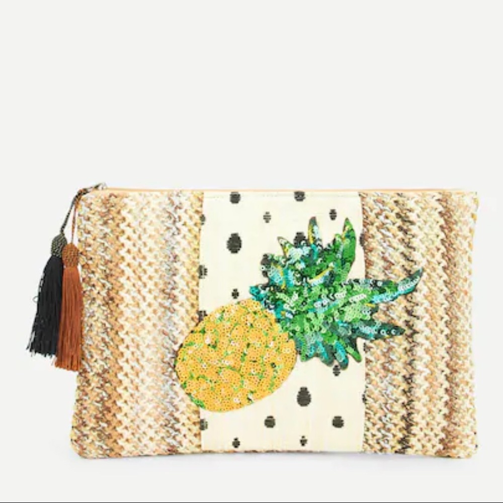 Pineapple clutch bag